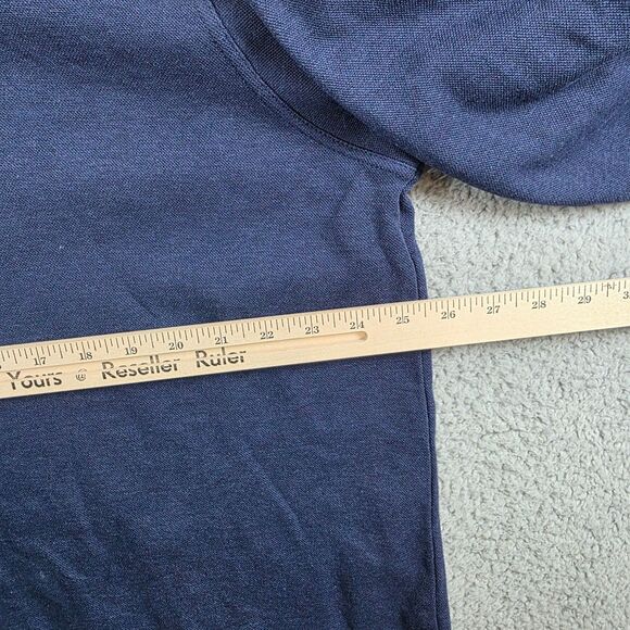 Peter Millar Men’s Blue Quarter 1/4 Zip Pullover Navy Blue Size 2XL - Picture 7 of 8